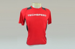 Camiseta Vermelha TECH - Logo Central