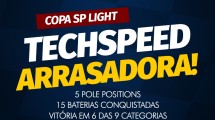 ESPETÁCULO DA TECHSPEED NA QUINTA ETAPA DA COPA SP LIGHT